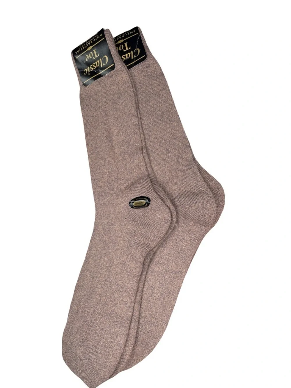 Men's Light Brown Dress Socks - Size 10-12 (2 Pairs) NWT